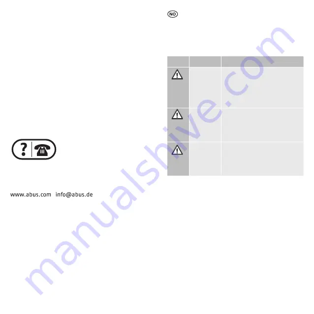 Abus TL-525 Operating Instructions Manual Download Page 32