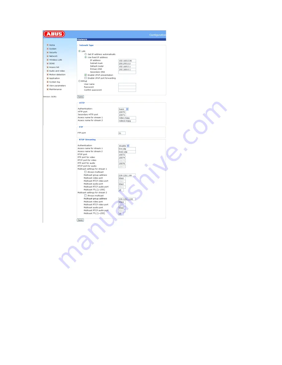 Abus TV7230 Installation Instructions Manual Download Page 92