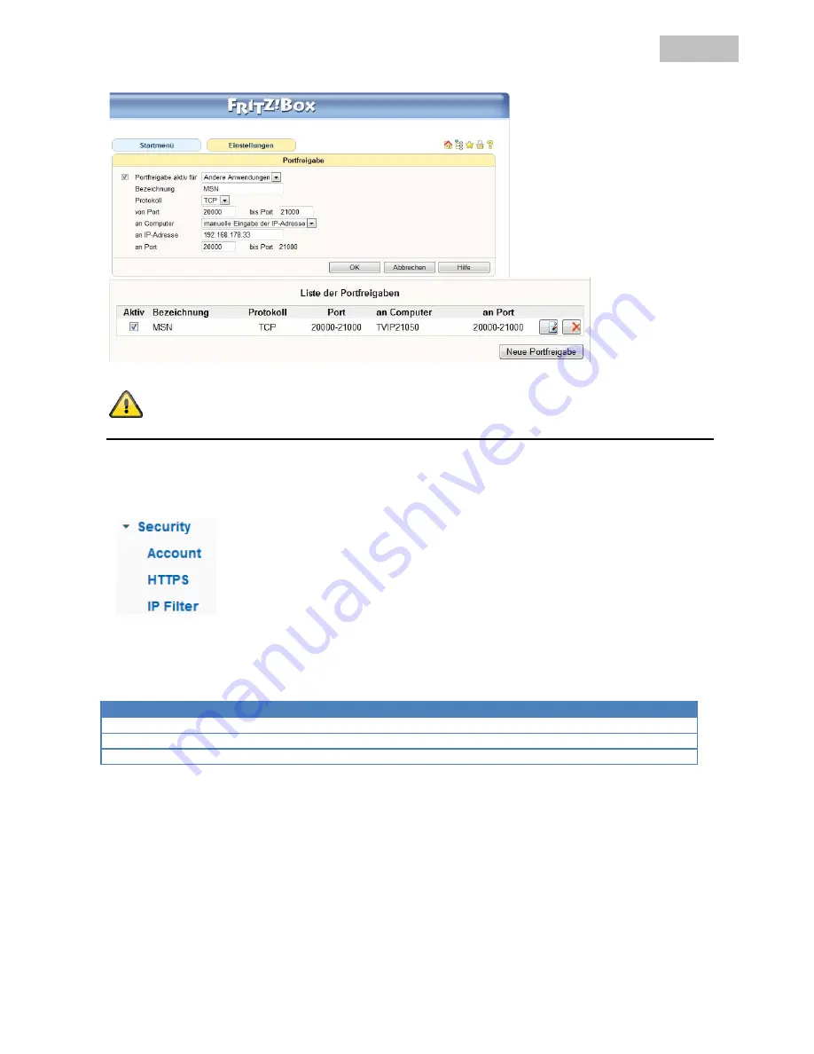 Abus TVIP10000 User Manual Download Page 105