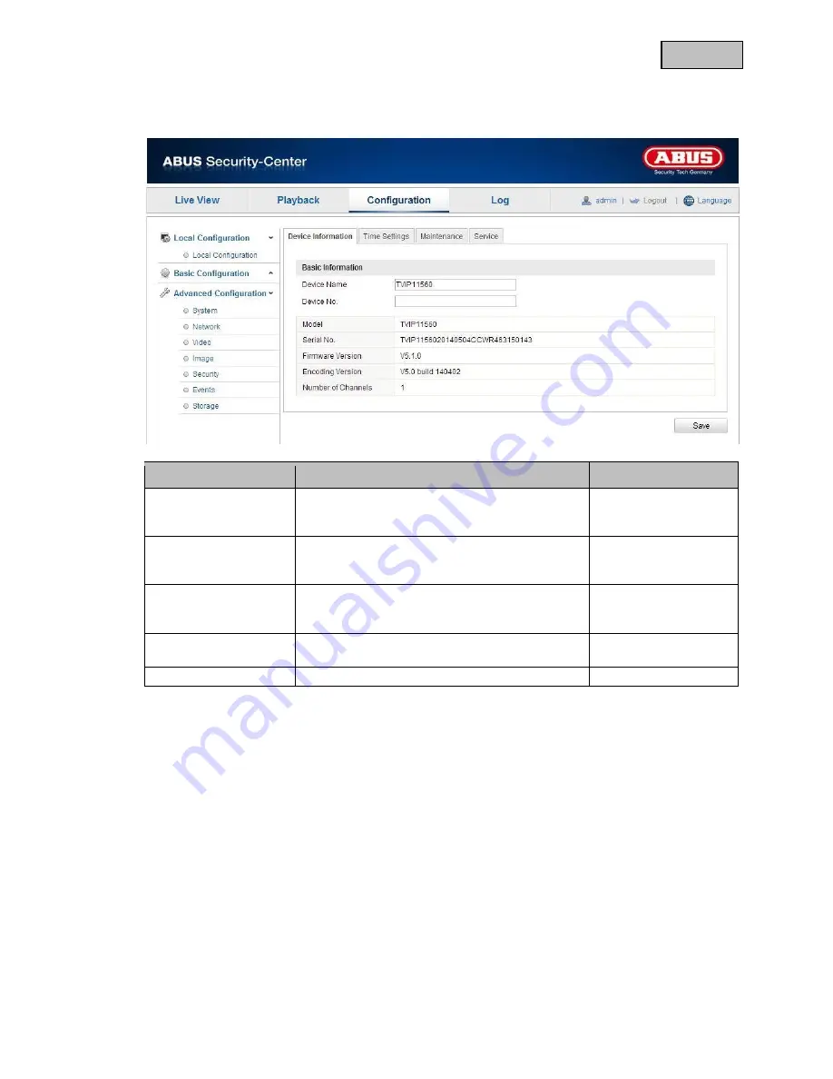 Abus TVIP11560 User Manual Download Page 86