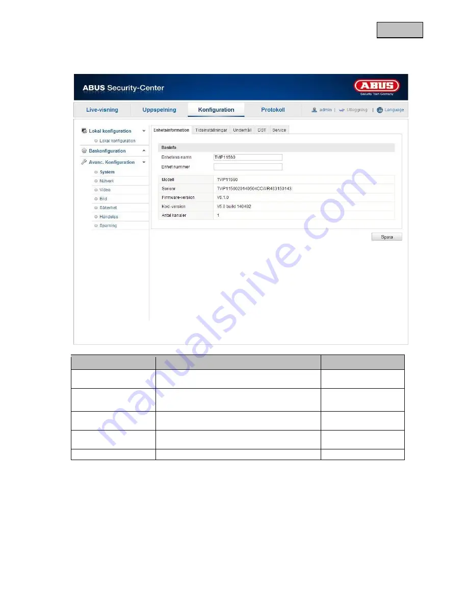 Abus TVIP11560 User Manual Download Page 604