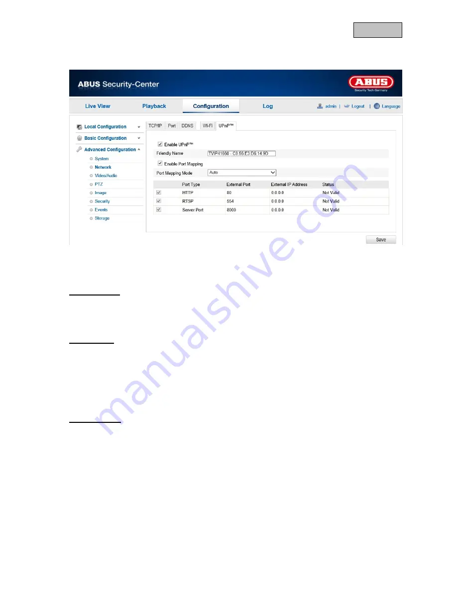 Abus TVIP41660 User Manual Download Page 110