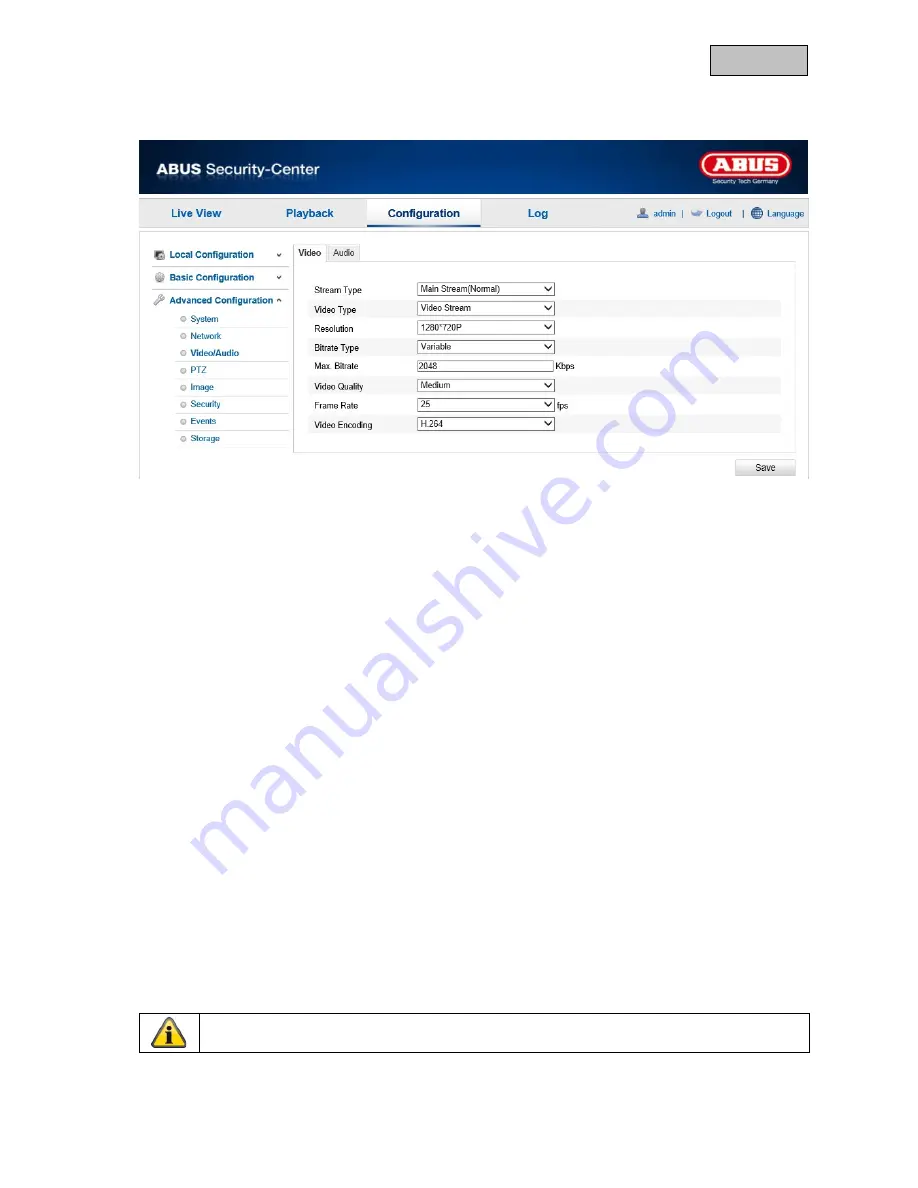 Abus TVIP41660 Скачать руководство пользователя страница 112