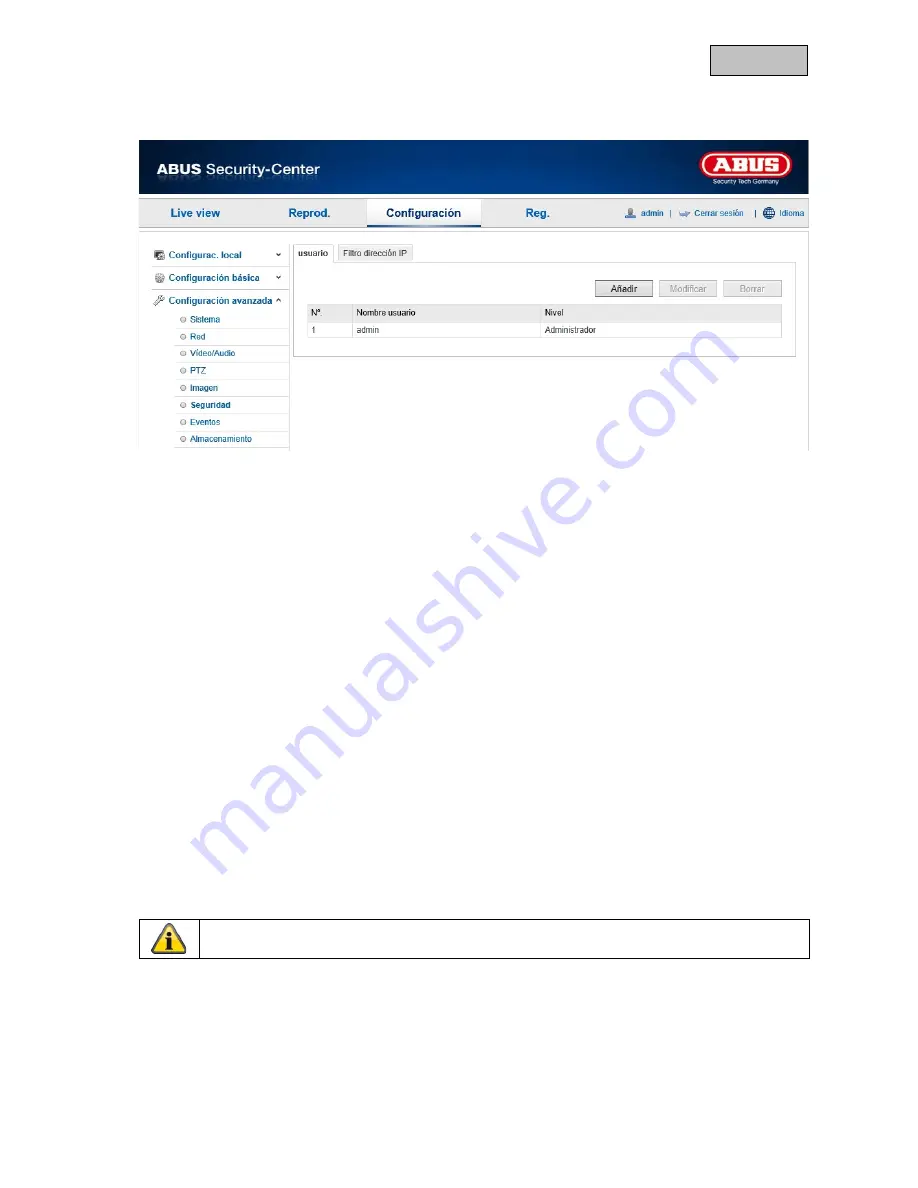 Abus TVIP41660 User Manual Download Page 567