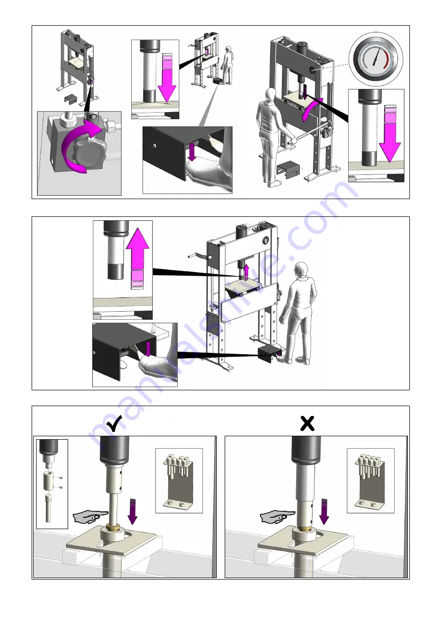 AC Hydraulic P40H User Manual Download Page 12