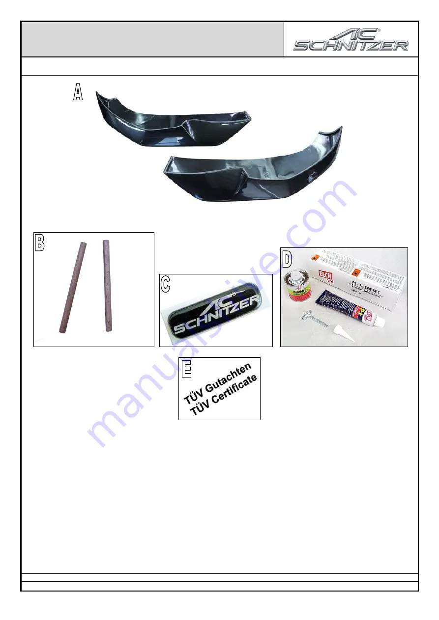 AC Schnitzer 5111 301 310 Fitting Instructions Manual Download Page 13