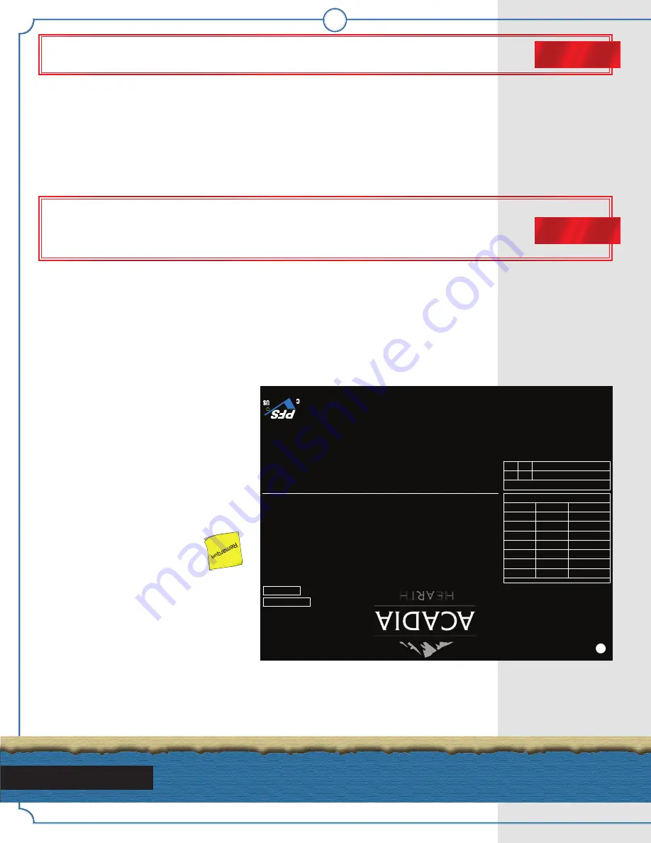 Acadia Hearth AH2613i Manual Download Page 50