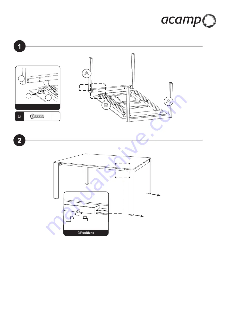 acamp extensio 56656 Скачать руководство пользователя страница 4