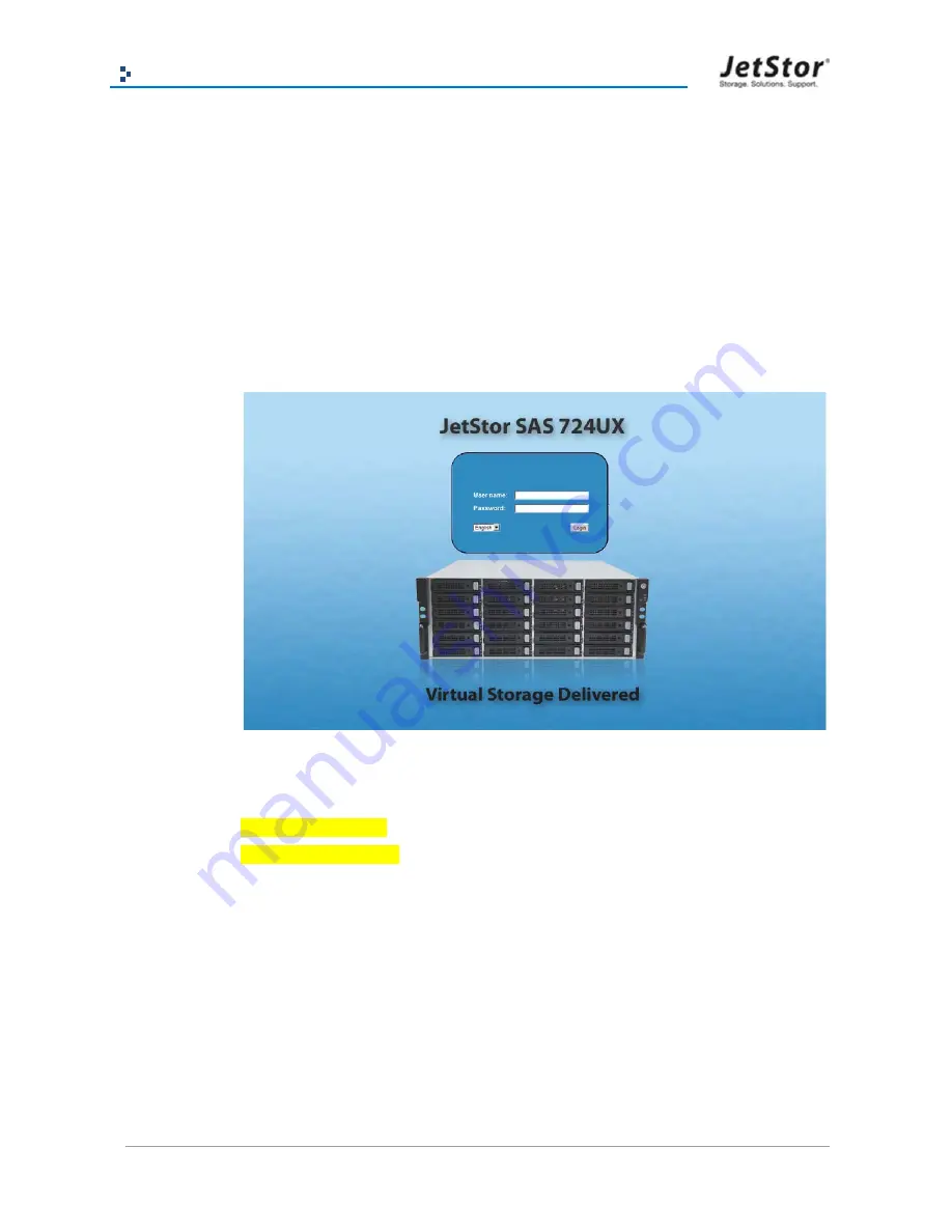 AC&NC JetStor NAS 724UX User Manual Download Page 26