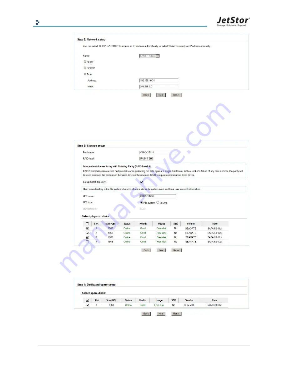 AC&NC JetStor NAS 724UX User Manual Download Page 30