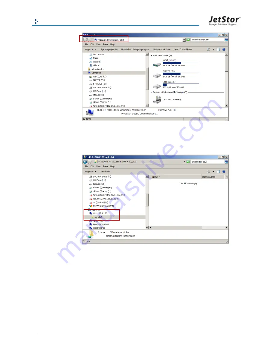 AC&NC JetStor NAS 724UX User Manual Download Page 98