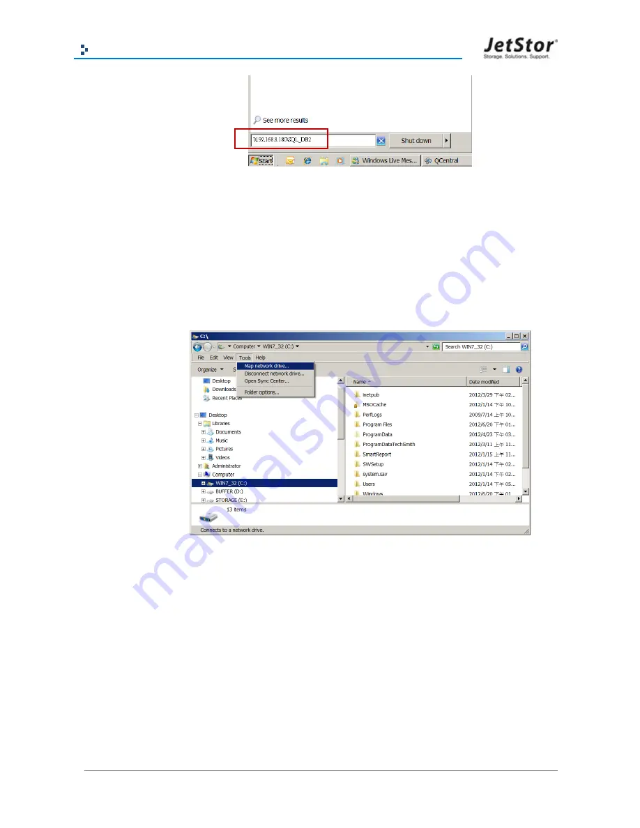 AC&NC JetStor NAS 724UX User Manual Download Page 99