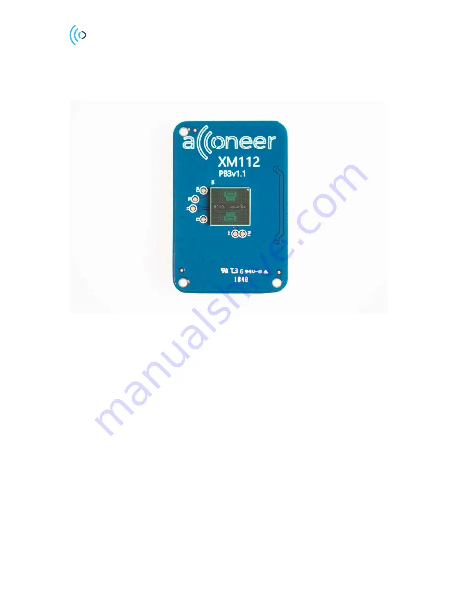 Acconeer XM112 Hardware User'S Manual Download Page 23