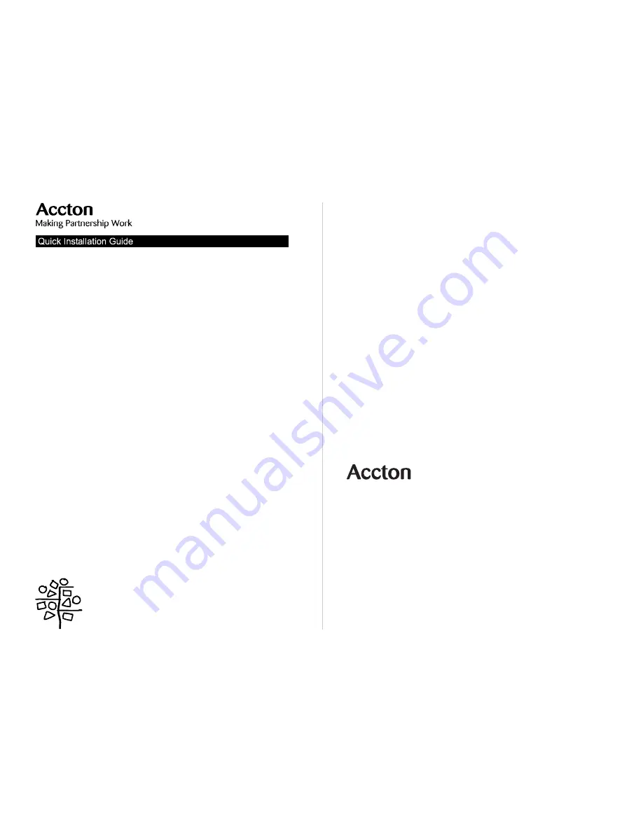 Accton Technology CheetaHub Classic-2041 Quick Installation Manual Download Page 2