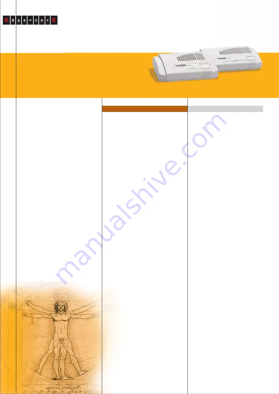 Accton Technology ES3005 Specification Sheet Download Page 1