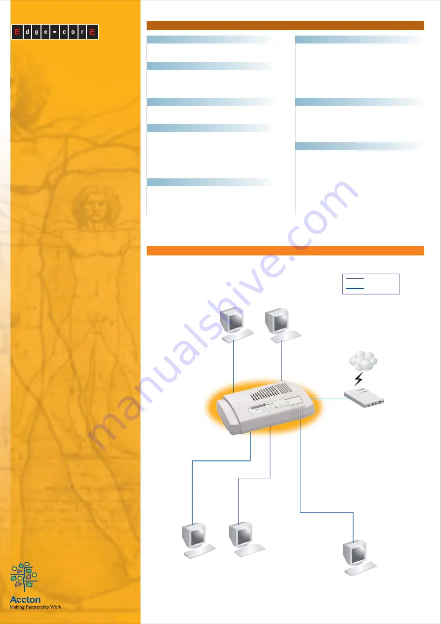 Accton Technology ES3005 Specification Sheet Download Page 2