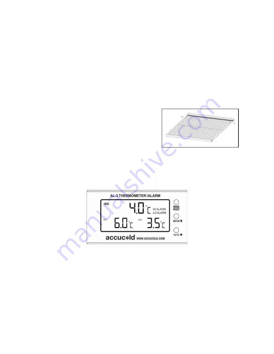 Accucold ACF33L Instruction Manual Download Page 12