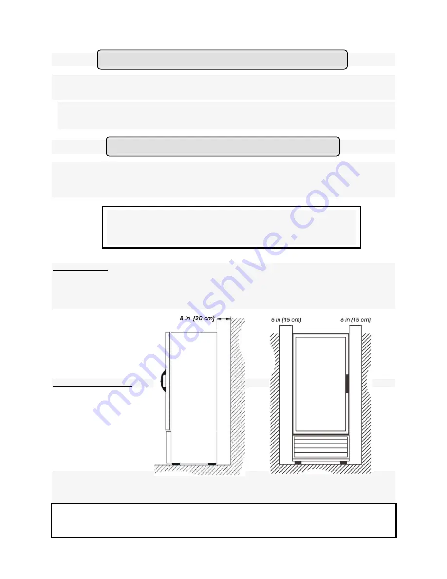 Accucold ACR1415 Series Instruction Manual Download Page 20