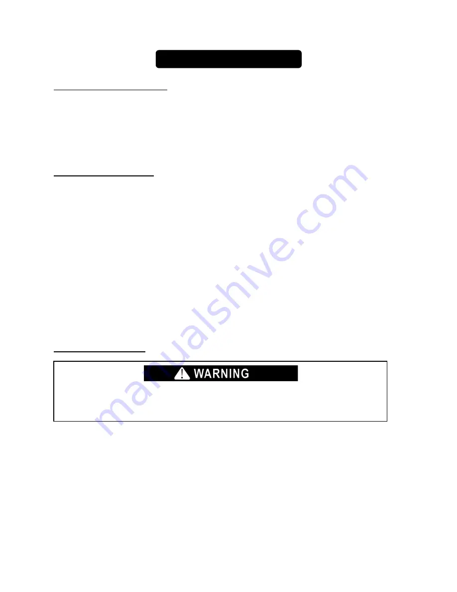 Accucold Summit FF6W Series Instruction Manual Download Page 8