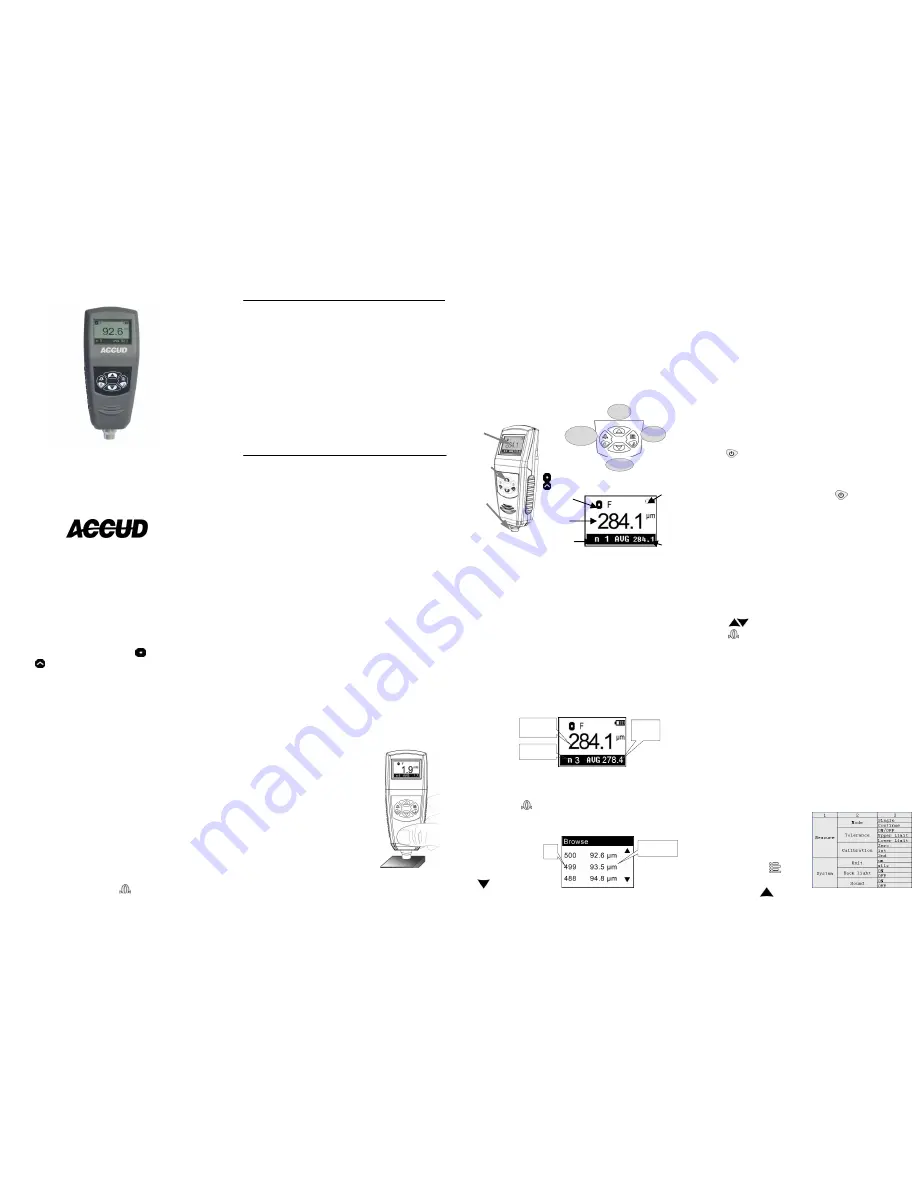 Accud CF1250 Operation Manual Download Page 1