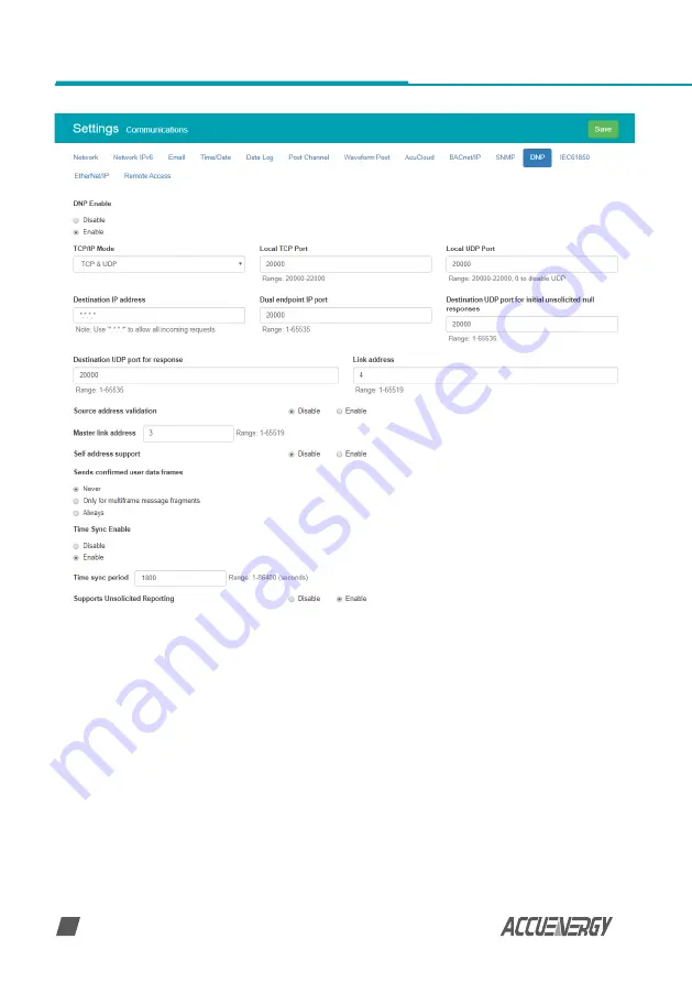 AccuEnergy AXM-WEB2 User Manual Download Page 102