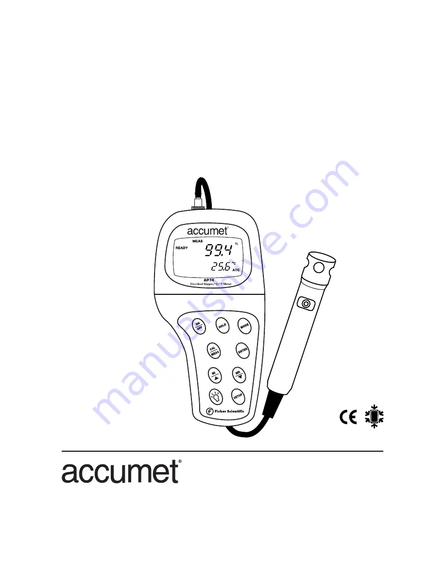 Accumet AP74 Operating Instructions Manual Download Page 2