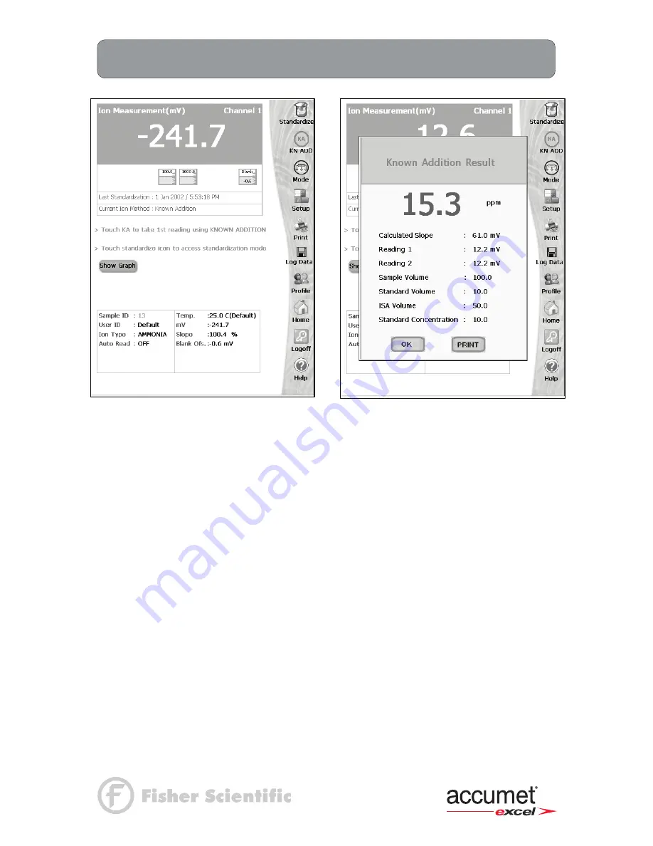 Accumet XL 20 User Manual Download Page 138