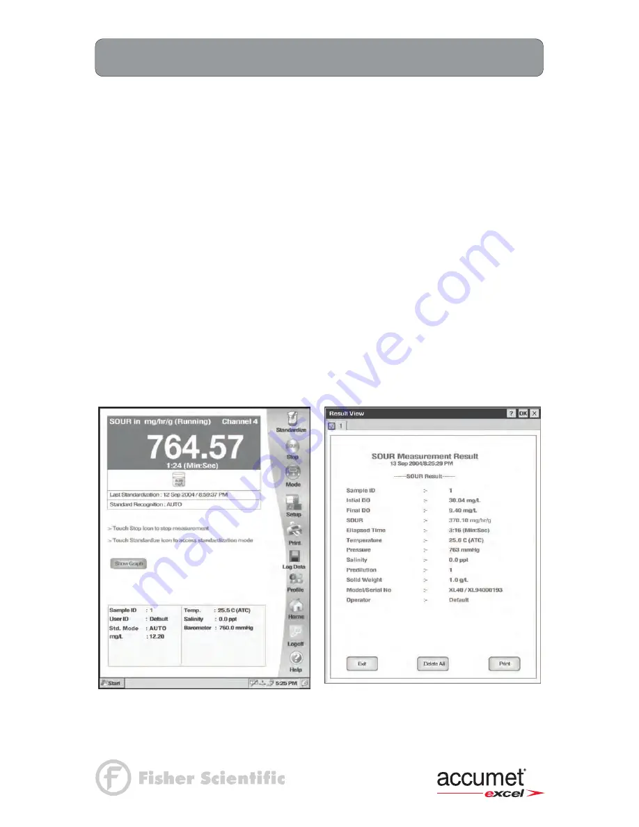 Accumet XL 20 User Manual Download Page 163