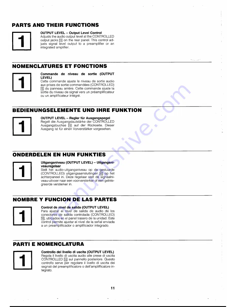 Accuphase T-11 Instruction Manual Download Page 13