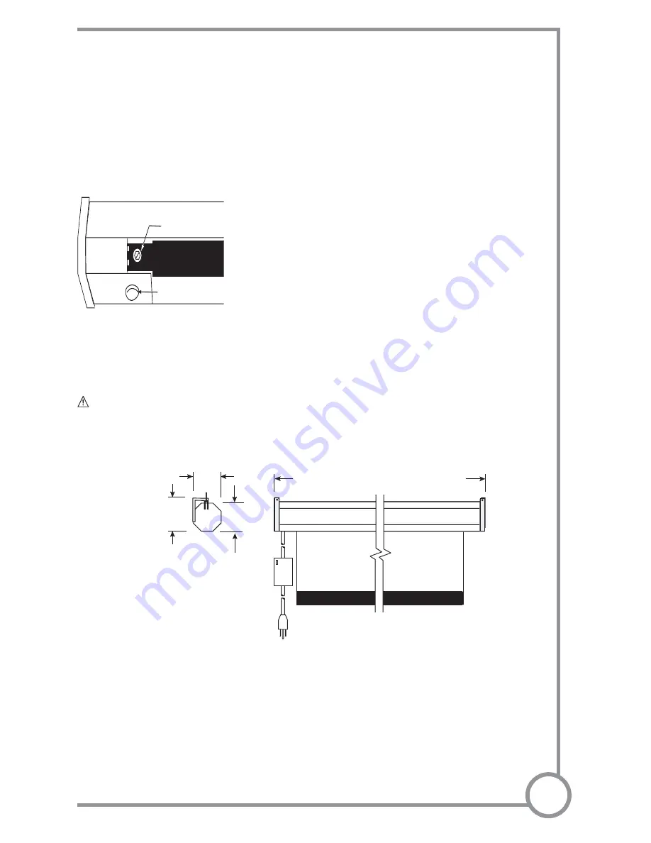 AccuScreens ELECTRIC SCREEN Operating Instructions Manual Download Page 3