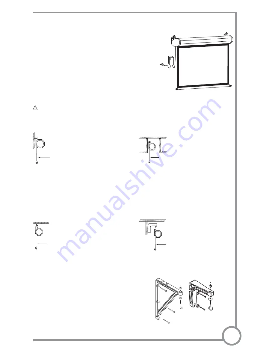 AccuScreens ELECTRIC SCREEN Operating Instructions Manual Download Page 5