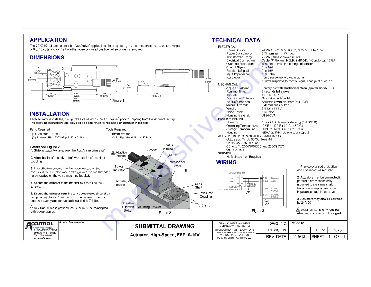 Accutrol AccuValve AVT3000 Скачать руководство пользователя страница 32