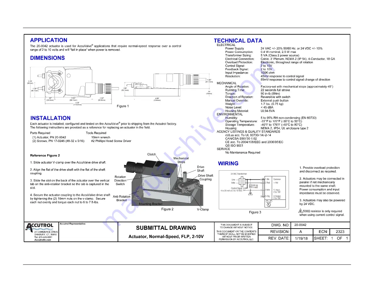 Accutrol AccuValve AVT3000 Скачать руководство пользователя страница 34