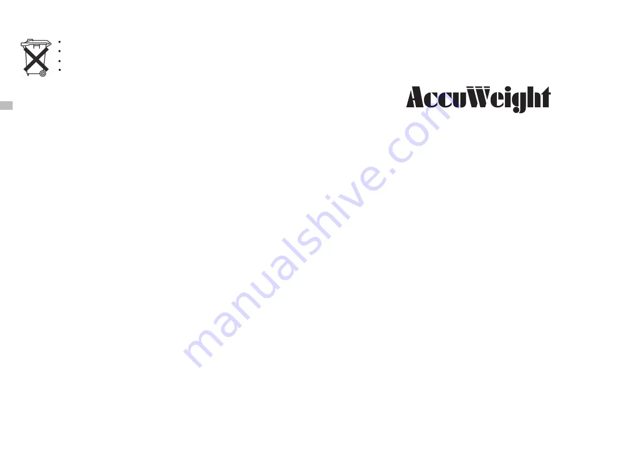 Accuweight AW-BS002 Instruction Manual Download Page 15