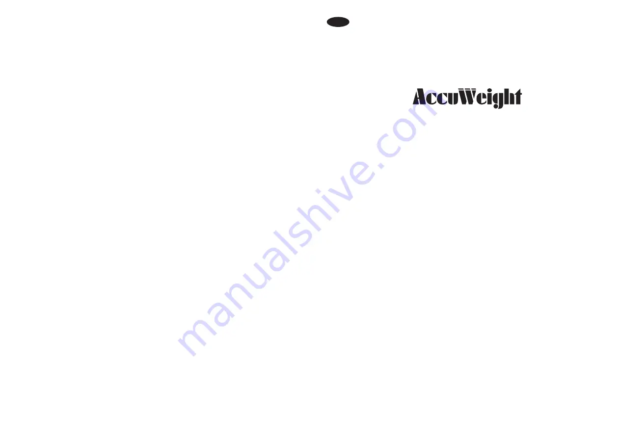 Accuweight AW-KS005 Instruction Manual Download Page 1