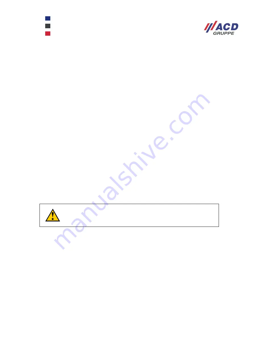 ACD GRUPPE M215SE Programming Instructions Manual Download Page 50