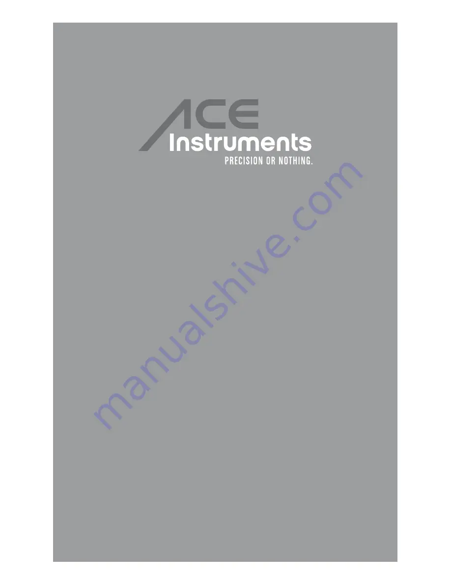 ACE INSTRUMENTS WAVE Скачать руководство пользователя страница 15