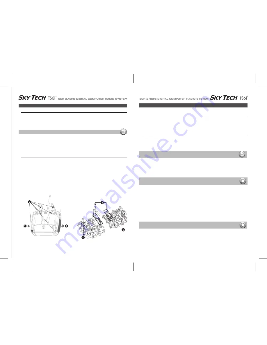 ACE RC sky tech TS6i+ Instruction Manual Download Page 5