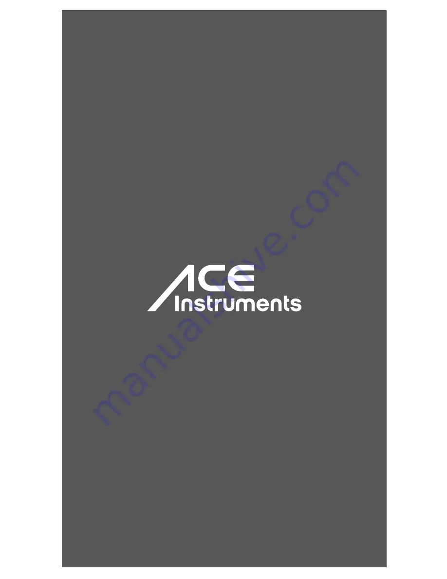 Ace ACE Easy Operating Manual Download Page 6