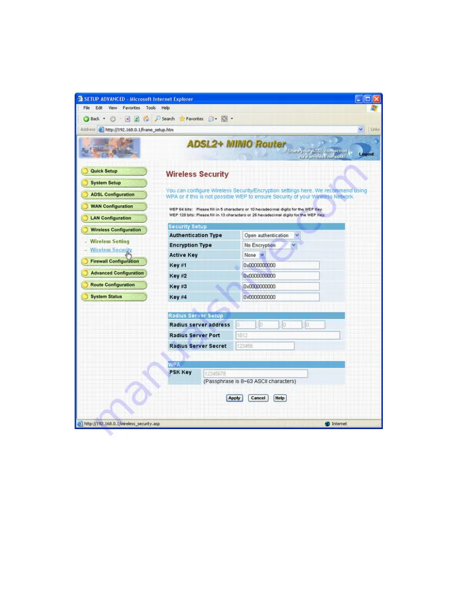 Ace ADSL2+ Wireless MIMO Router User Manual Download Page 35