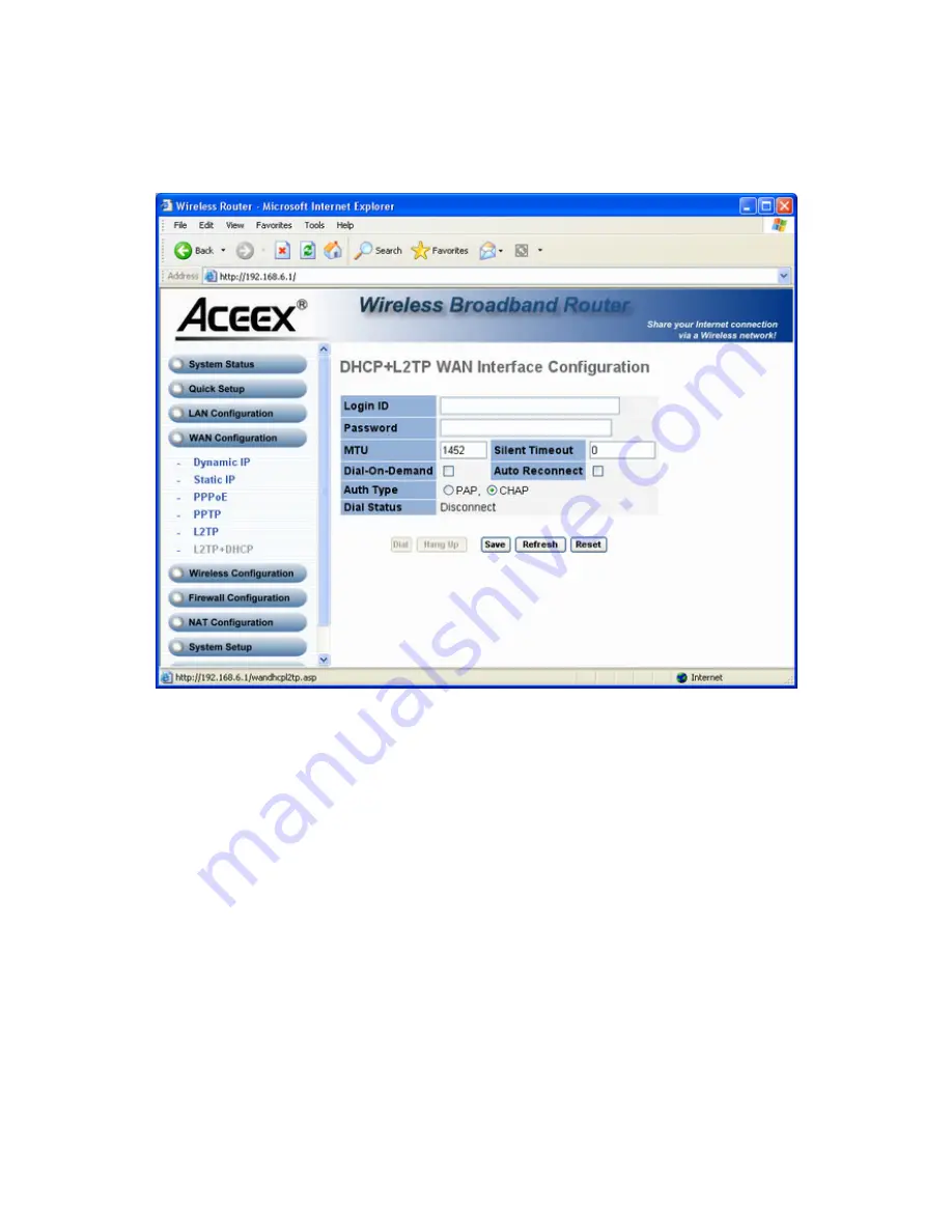 Aceex Wireless 11g Router User Manual Download Page 22