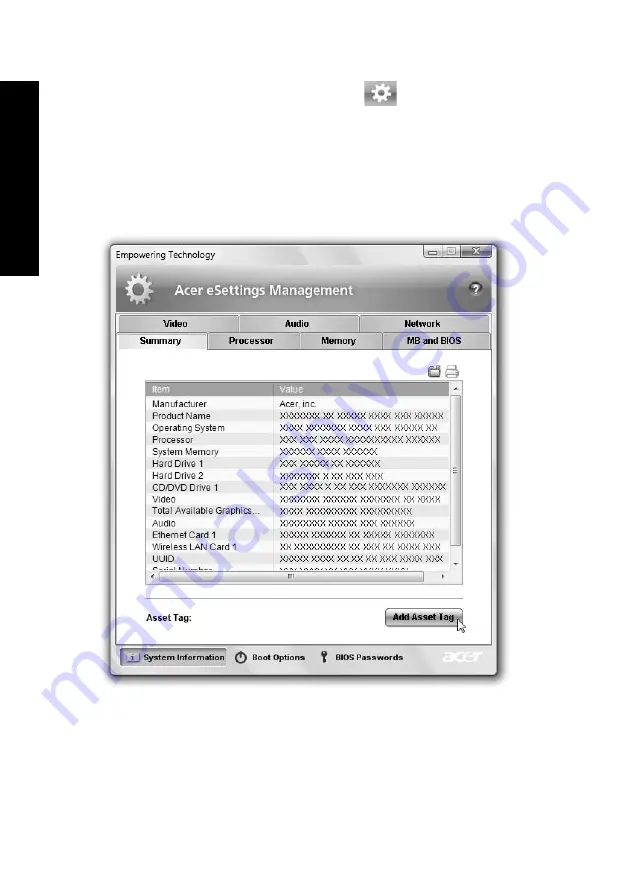 Acer 4315 2004 - Aspire Manuel D'Utilisation Download Page 32