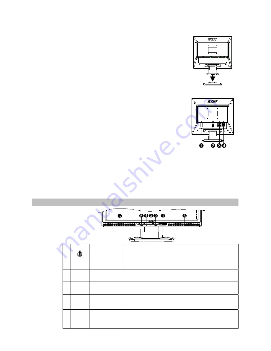 Acer AL2017 Quick Start Manual Download Page 2