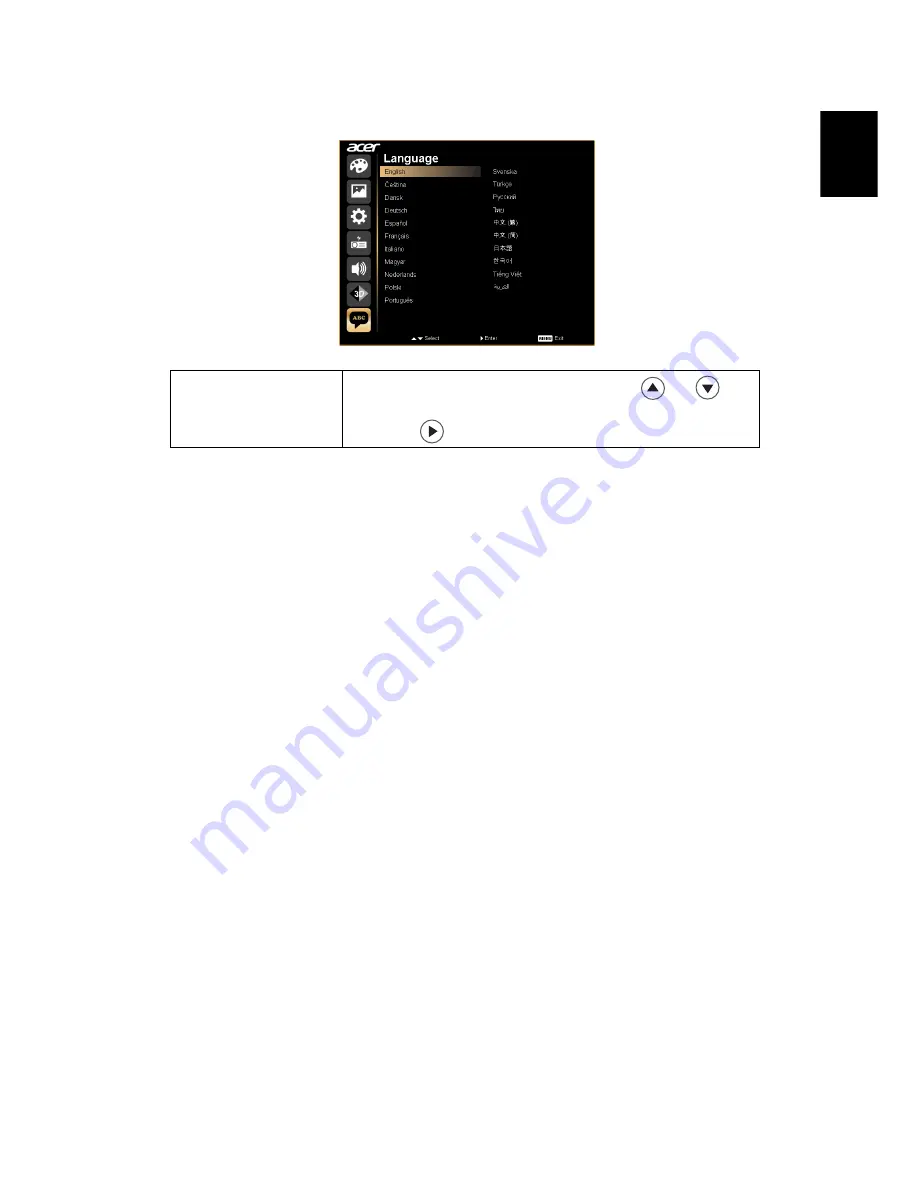 Acer K520 Series User Manual Download Page 37