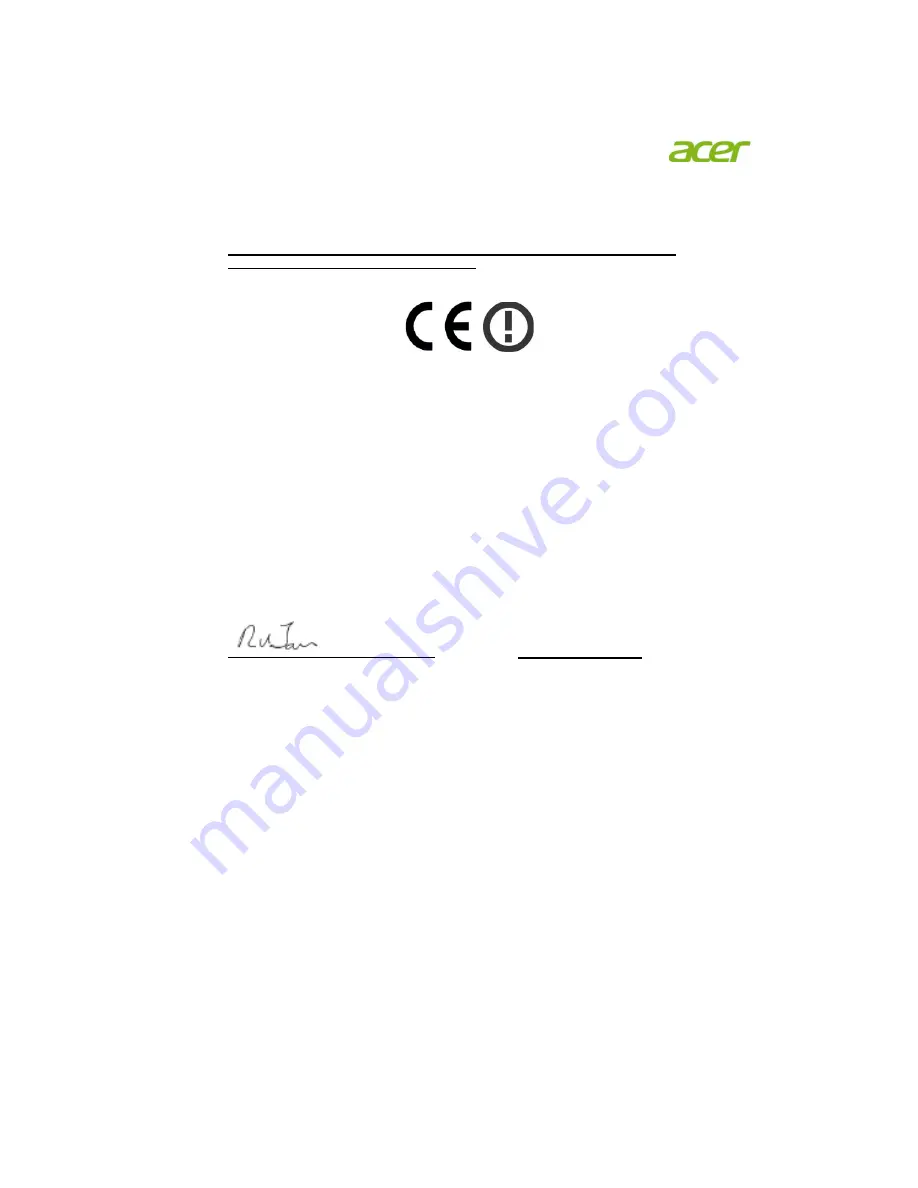 Acer K750 Series User Manual Download Page 55