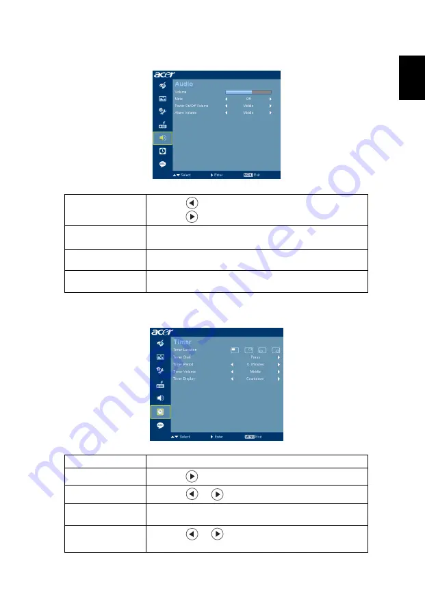 Acer P1266n Series User Manual Download Page 37