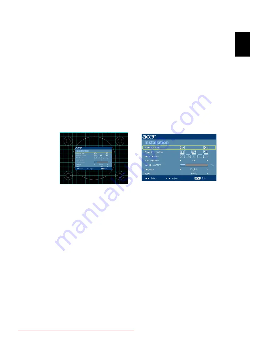 Acer P3151 Series User Manual Download Page 25