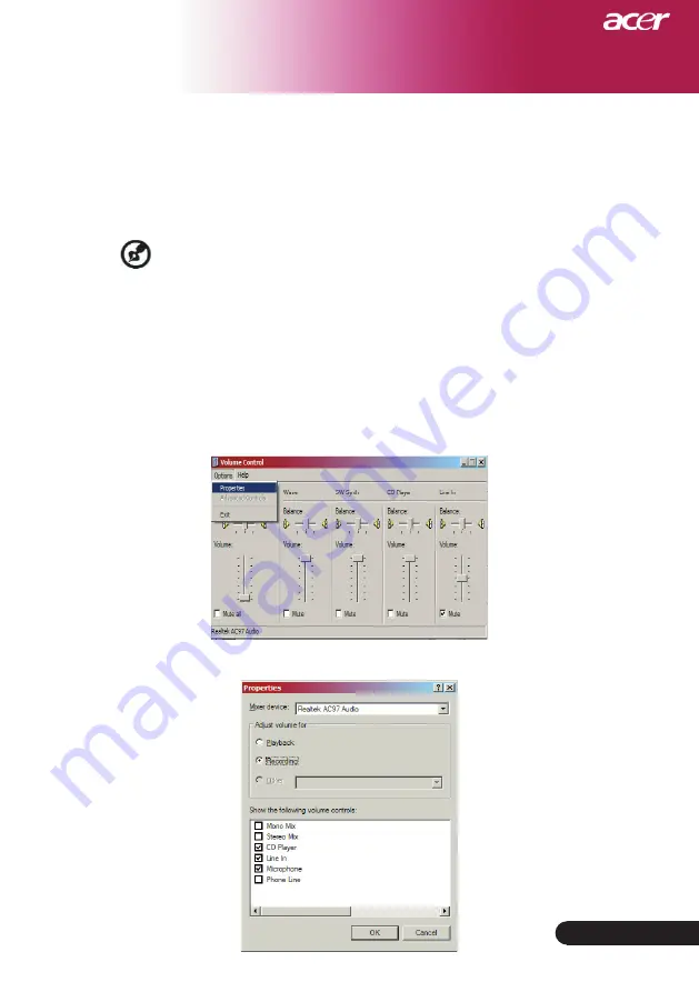 Acer PD523P series Manual Download Page 39