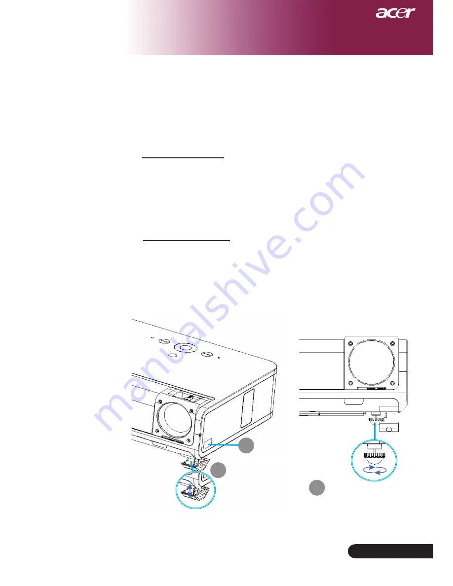 Acer PD724 Series Manual Download Page 17