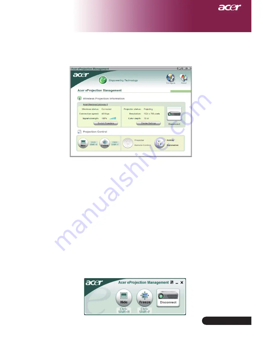 Acer PD724 Series Manual Download Page 47